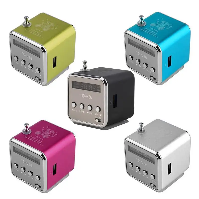 2019 Новинка портативный супер мини динамик с поддержкой SD TF карты Micro USB стерео бас