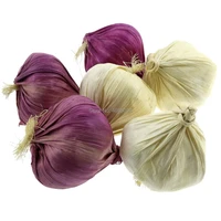 gresorth 6pcs artificial purple white garlic decoration fake vegetable home party holiday display