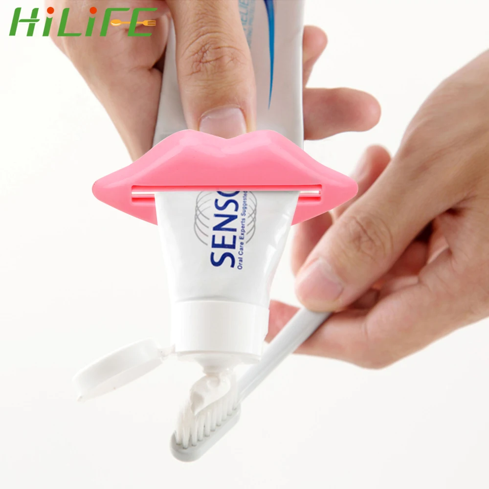 Товары для ванной комнаты HILIFE диспенсер зубной пасты с сексуальными красными