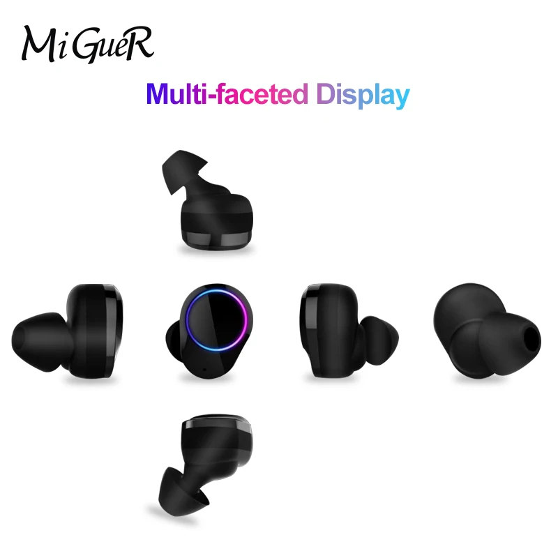 G02 TWS 9D стерео беспроводные наушники Bluetooth 5 0 + HiFi IPX7 водонепроницаемые с