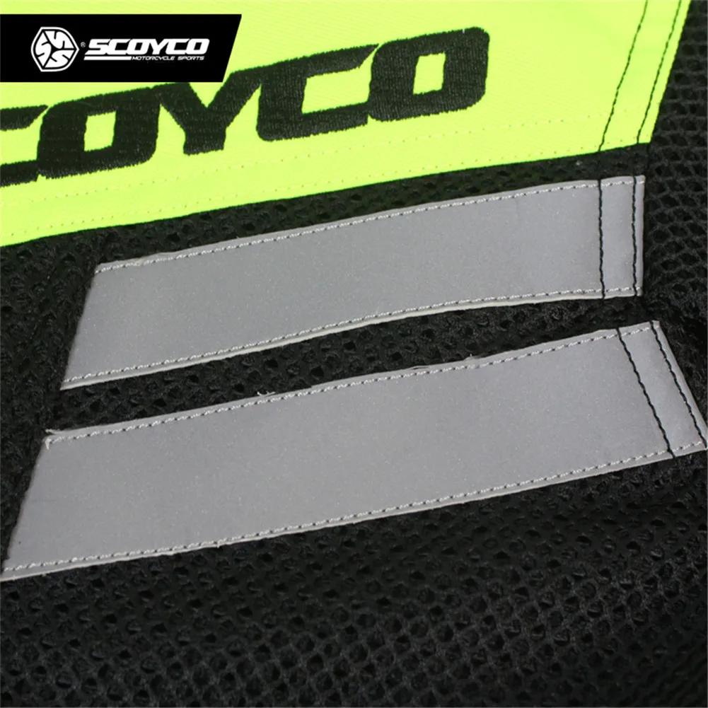 Светоотражающая мотоциклетная куртка SCOYCO мужская для верховой езды защитная