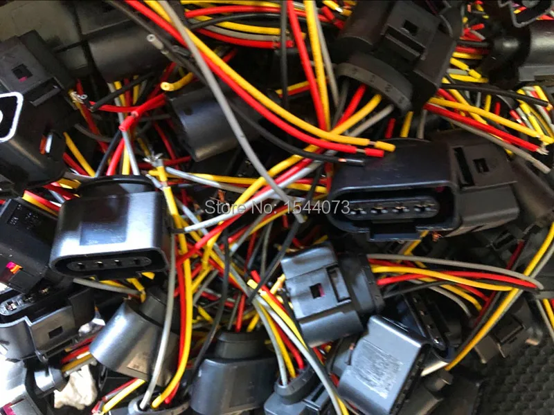 6 шт. катушка зажигания 4 Pin 1J0973724 Ремонтный комплект соединителя 1J0 973 724 для Audi A4 A6