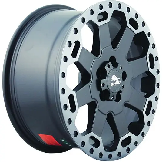 BUFFALO BW-200 8x17/5x114.3 ET35 D72.6 MATTE-BLACK-W__MACHINE-DARK-TINT-LIP | Автомобили и мотоциклы