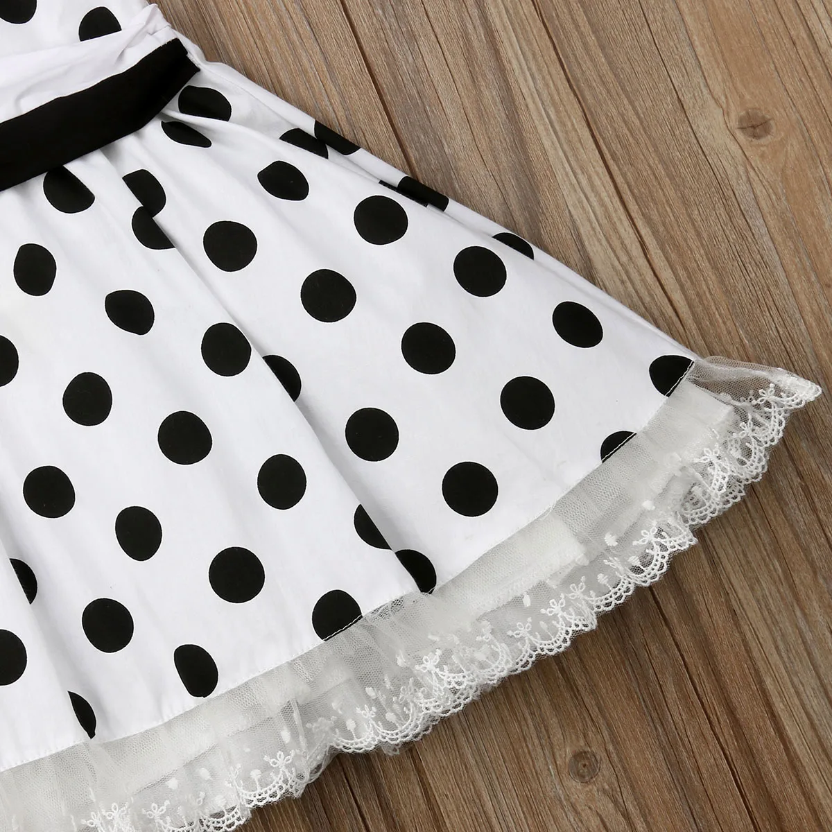 Pudcoco Girl Dress Toddler Baby Girls Backless Sleeveless Polka Dot Party Princess Tutu 1-6Y | Детская одежда и обувь