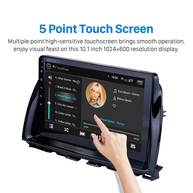 Seicane Android 8 1 10 &quot2Din автомобильный стерео для 2012 2013 2015 Mazda CX 5 GPS Navi мультимедиа плеер