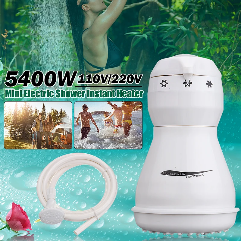 ST-03 3800 Вт~ 5400 Вт 110 В/220 В электрическая душевая головка 3 температурный мгновенный горячий шланг водонагревателя кронштейн
