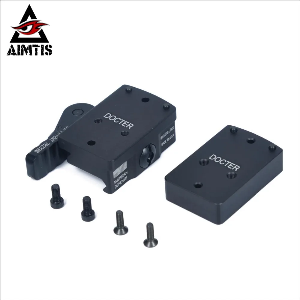 Мини крепление AIMTIS Docter Sight с красной точкой автоматическим замком QD подходит для