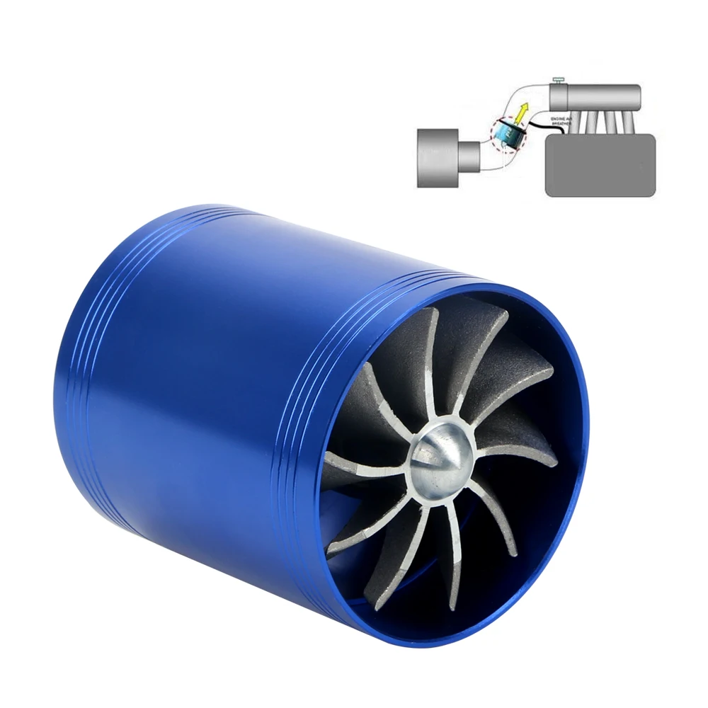 FORAUTO автомобильный суперзарядный газовый вентилятор для экономии топлива авто