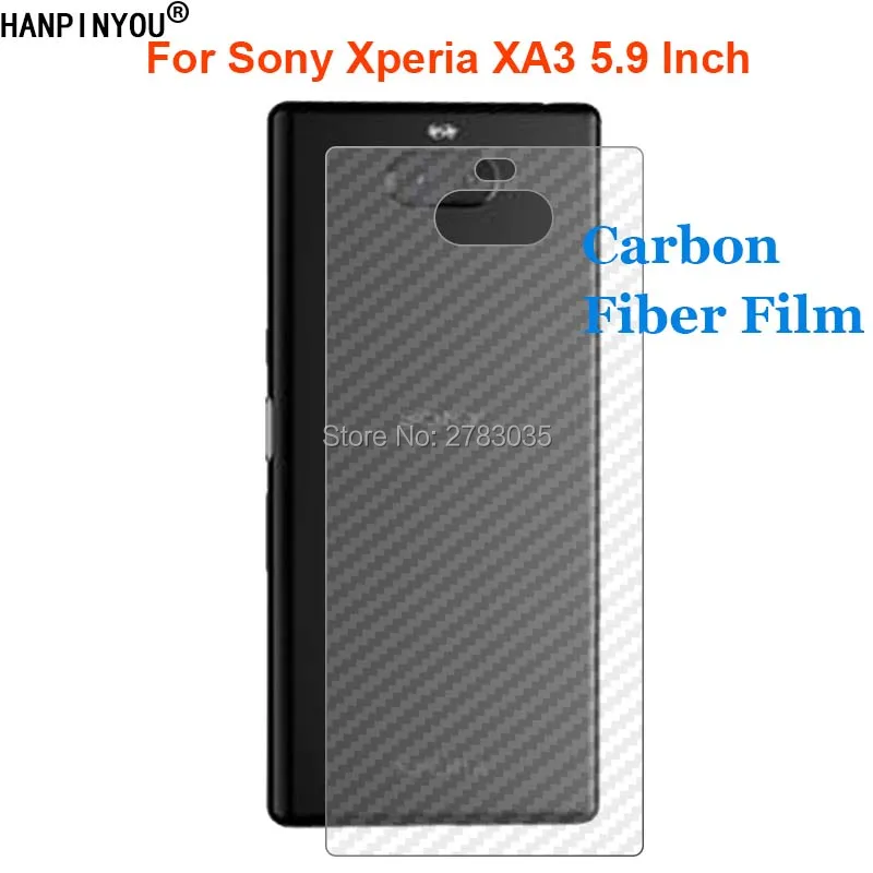 Для Sony Xperia XA3 5 9 &quotпрочная защитная 3d пленка из углеродного волокна с защитой от