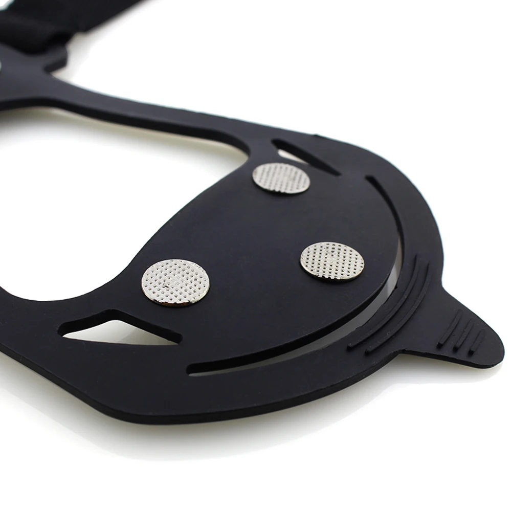 1 пара силиконовые захват льда восхождение кошки бахилы 10 гвозди открытый шипы