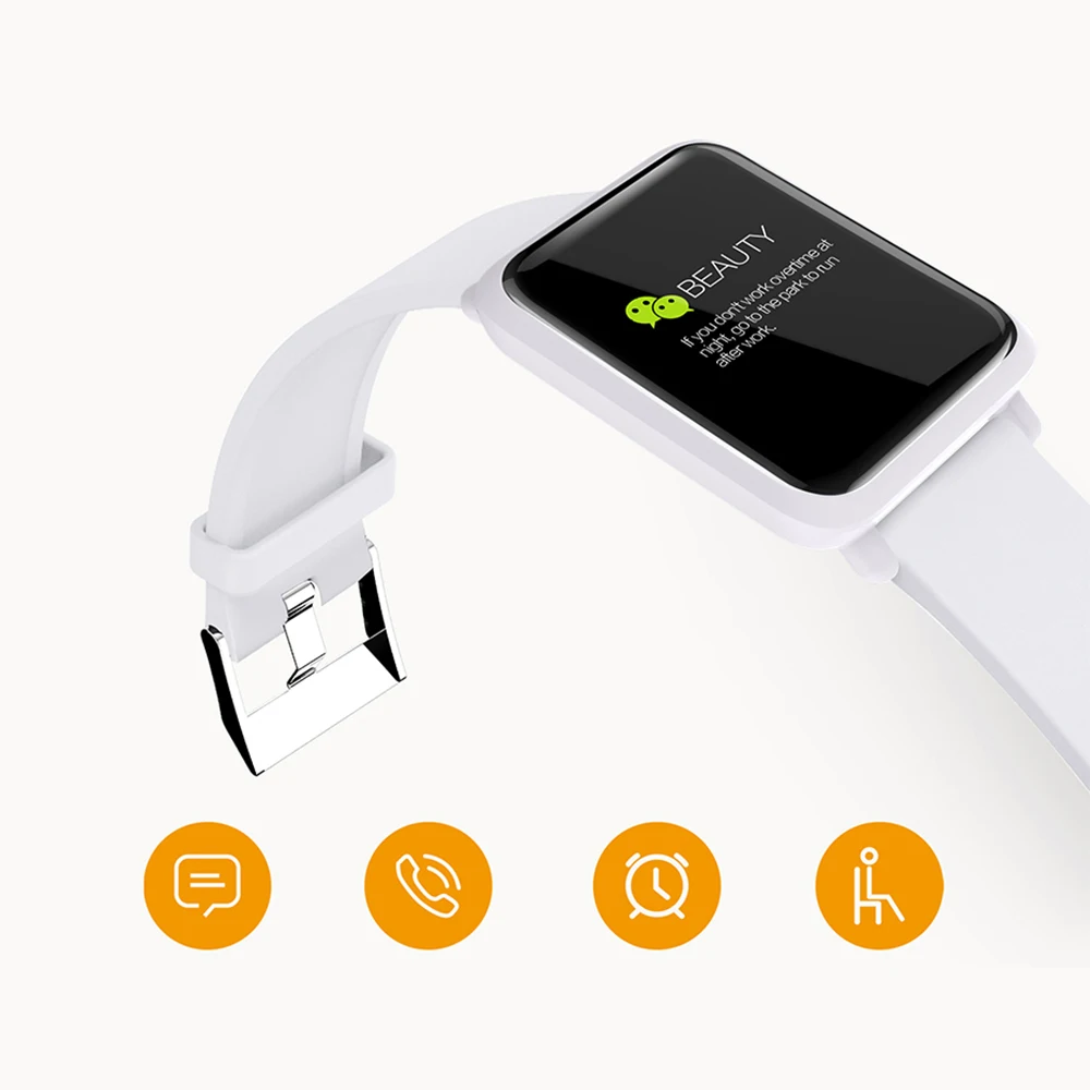 Новый M28 Смарт часы Bluetooth большой Экран монитор сердечного ритма IP68