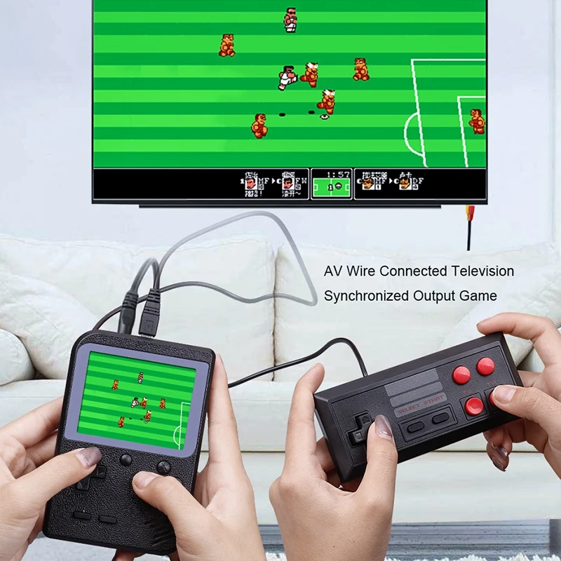 Ретро портативная игровая консоль Fc System Plus дополнительный джойстик портативный