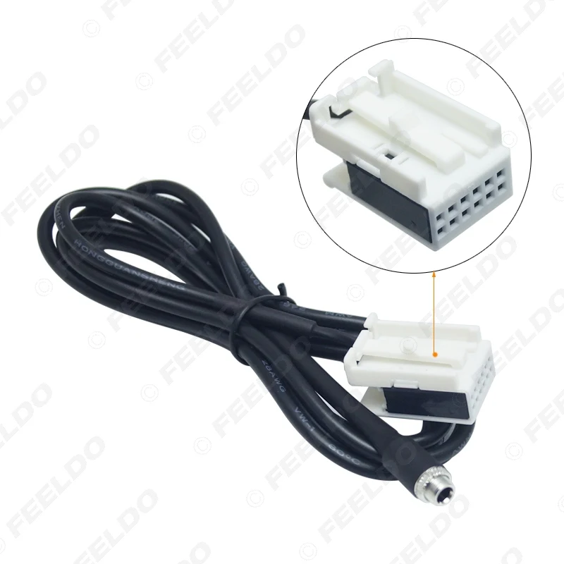 Кабель-переходник FEELDO для автомобильного радио аудио MP3 RCD510 RCD310 AUX-IN VW Passat B6 Golf Polo