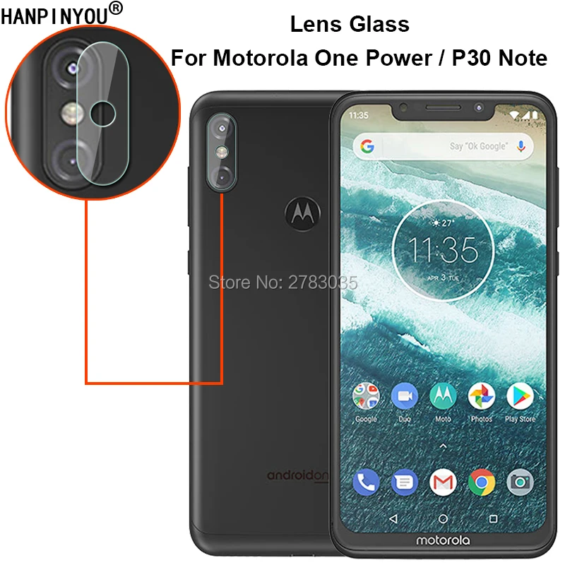 Прозрачная ультратонкая Защитная пленка для объектива камеры Motorola One Power / P30 Note 6 2
