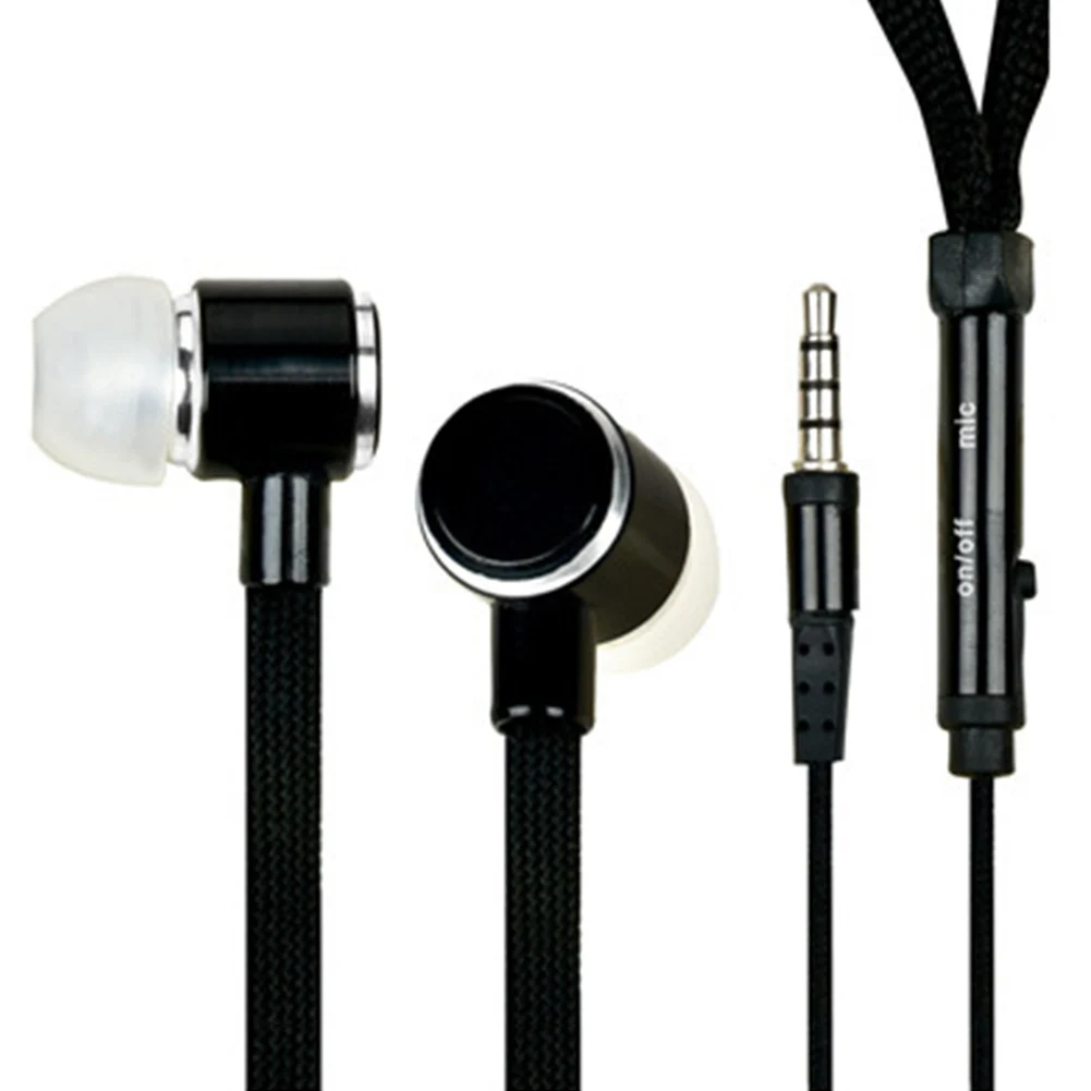 Металлические наушники-вкладыши басовая гарнитура стерео спортивные наушники с