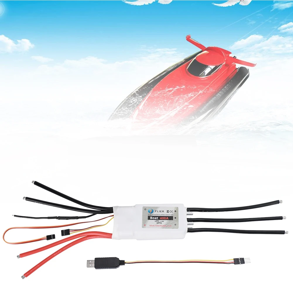 400A двухстороннее водяное охлаждение ESC для 3 16s бесщеточного двигателя 8 70V модель