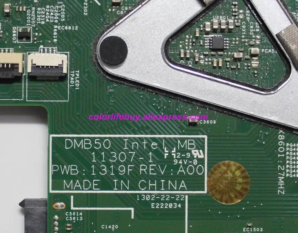 Genuine CN-0VVH12 0VVH12 VVH12 w i7-3537U DMB50 11307-1 PWB: 1319F Laptop Motherboard Mainboard for Dell 15Z 5523 Notebook PC | Компьютеры