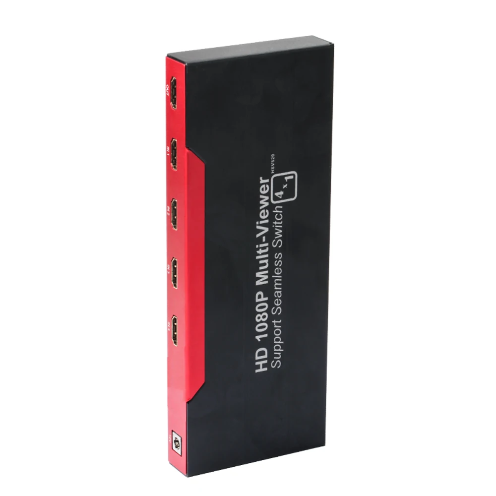 TreasLin 1080P HDMI 1.3a HDCP 1 2 4x1 Quad Multi-Viewer с бесшовным переключателем Поддержка
