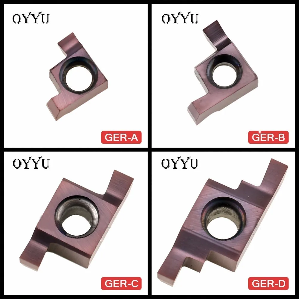 Oyu маленькое отверстие прорезиненное лезвие GER100 GER120 GER150 GER200 GER250 GER300 GER350 GER400 A B C D