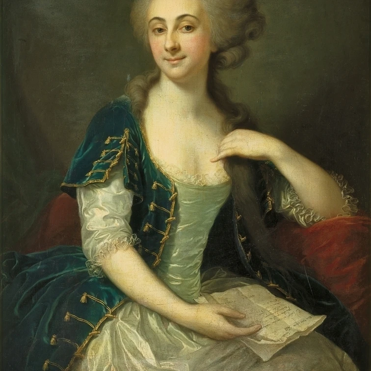 Портрет графини литты Massimiliana Born Haimhausen плакат печать (24x36) | Дом и сад