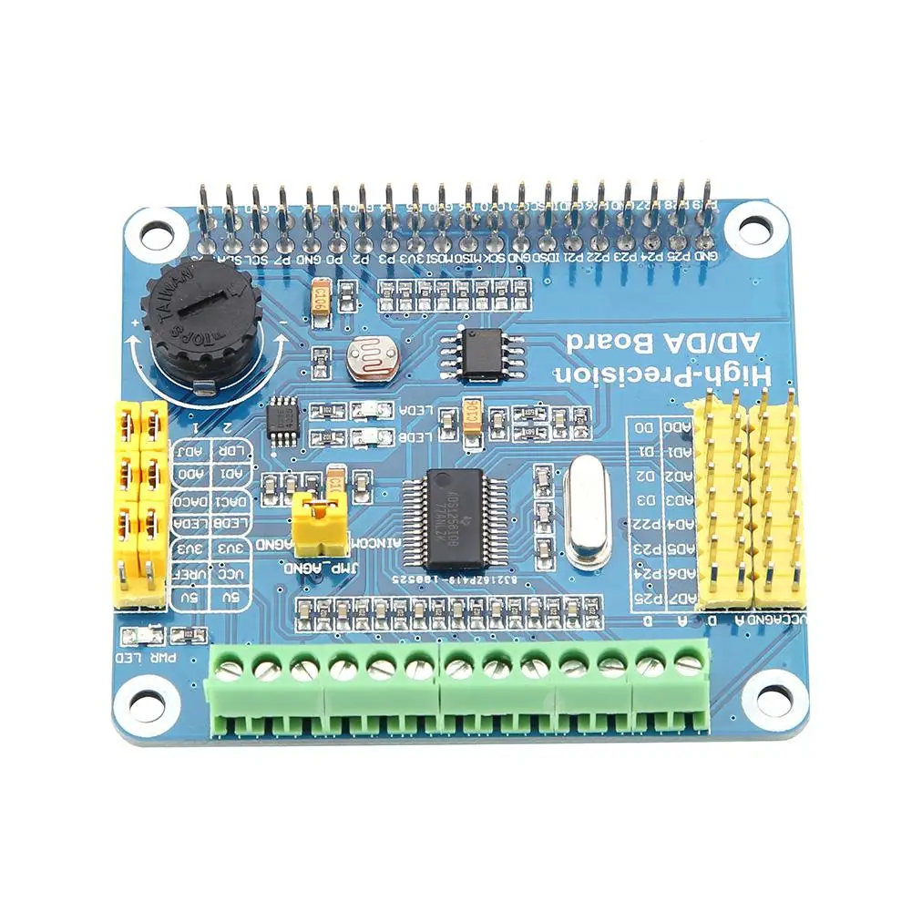 Высокая точность AD/DA Плата расширения для Raspberry Pi A +/B +/2B/3B/3B + плата | Обустройство