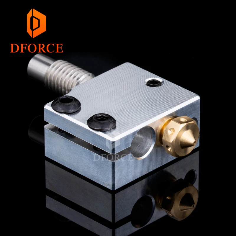DFORCE 3D принтер нагревательный блок Volcano + Высококачественная Насадка тепловой