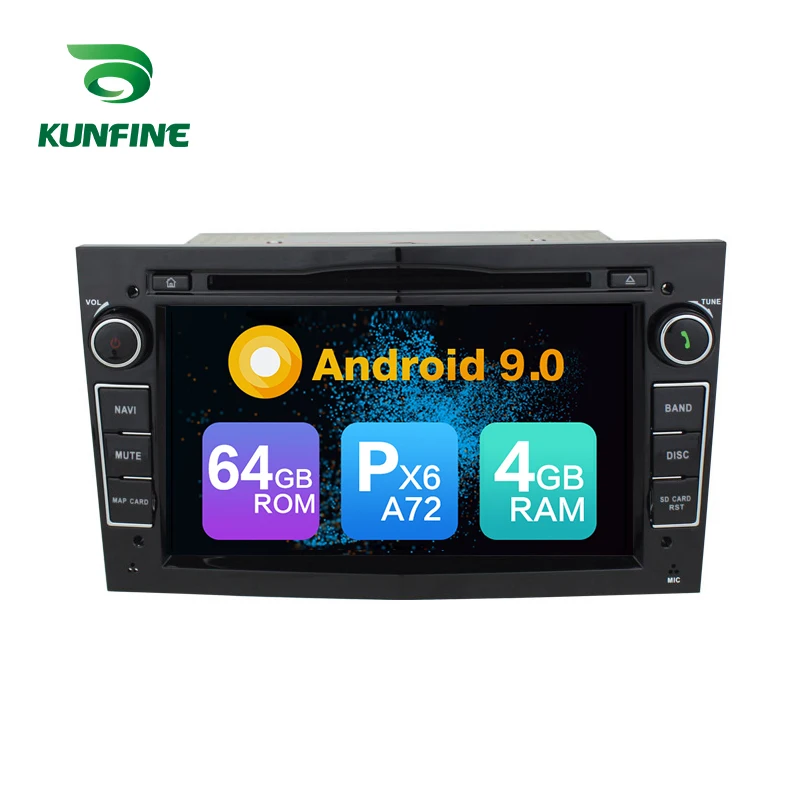 Android 9 0 Core PX6 A72 ОЗУ 4 Гб ПЗУ 64 ГБ Автомобильный DVD GPS мультимедийный плеер