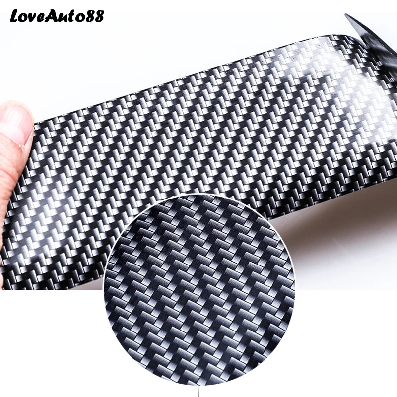 Car styling Carbon Fiber Rubber Door Sills Protector Goods Scuff Plate For ford fiesta MK7 MK6 Accessories 2009 2011 2012 2014 |