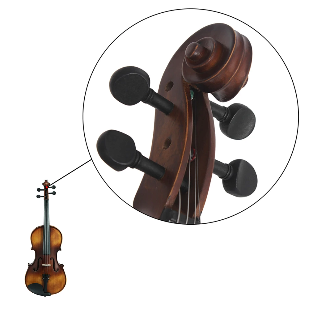 Muslady VLA 30 4/4 полноразмерная Классическая доска из ели Виолы и дерева гриф с чехлом