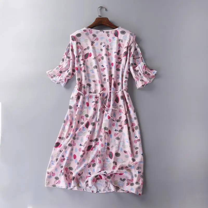 Летнее хлопковое кружевное Женское ночное платье с коротким рукавом|Ночные