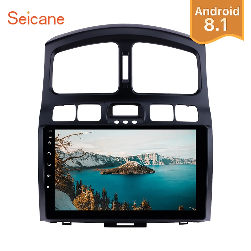 Автомагнитола Seicane 9 дюймов Android 1 мультимедийный плеер с GPS навигацией для Hyundai