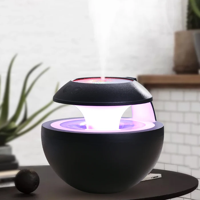 Hot sale Cool Mist Humidifier 7 LED Color Lighting Modes Projector 500ml Air Desktop Aroma Diffuser Ultrasonic | Бытовая техника