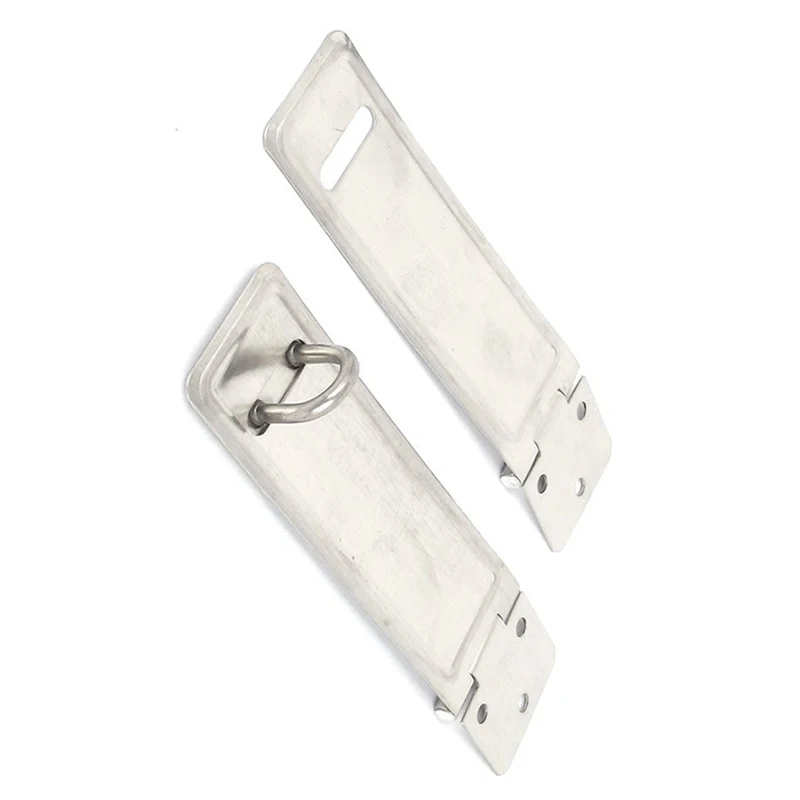 2 pcs Stainless Steel Toggle Latch Catch Hasp Becher board Cabinet Safety Prehylock Door Lock Haspe Staple Set | Обустройство дома
