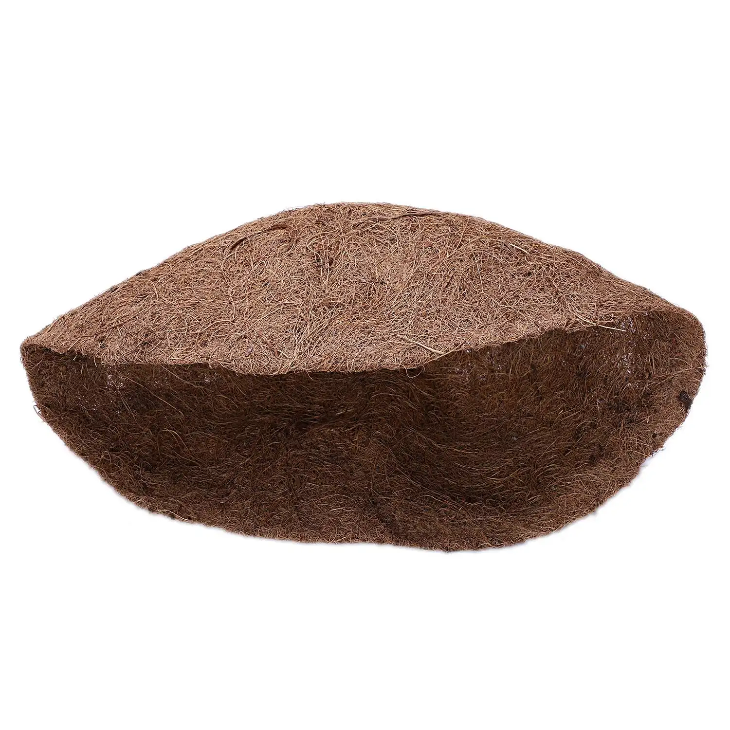 Promotion! ( Pack of 2 )Brown Half Round Pre-Formed Replacement Coco Liner 12-Inch Brown Coconut | Pot Trays