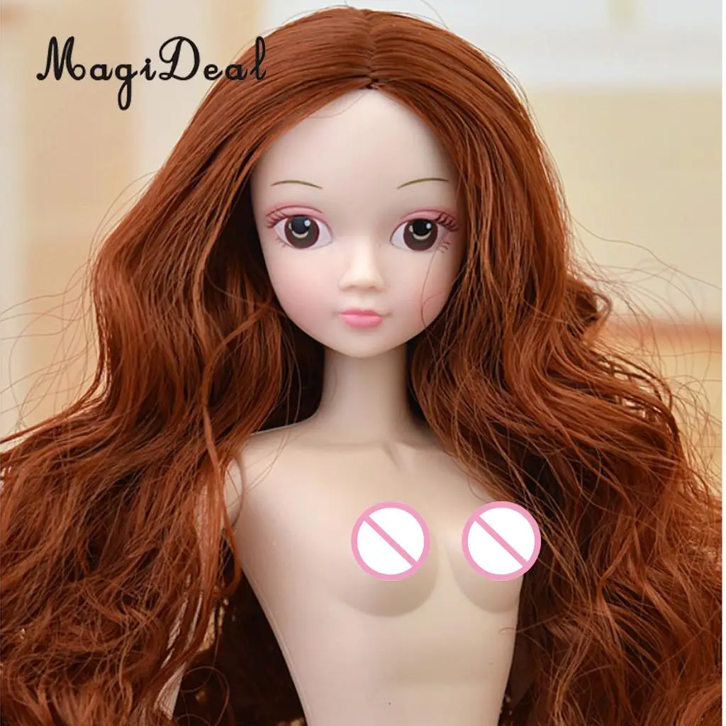 1/6 женские фигурки BJD золотисто-каштановые волосы сделай сам для DOD SD DD Dollfie |