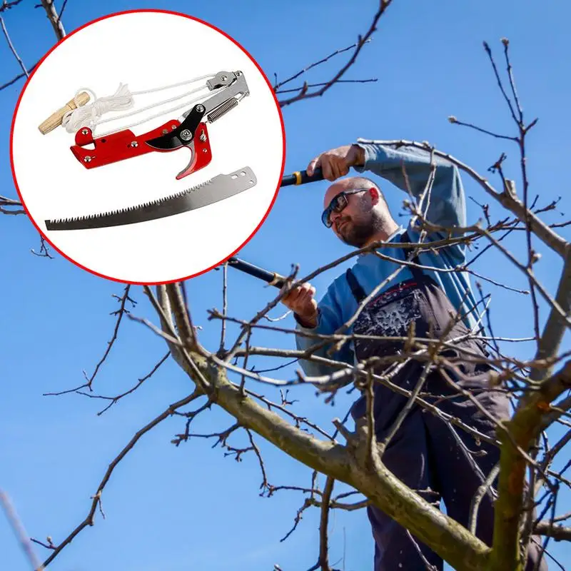 Tree Branch Lopper Extendable Scissors Pruning Tool SK5 Steel Labor-saving High-altitude Shears Picking Fruit Garden Trimmer Saw |