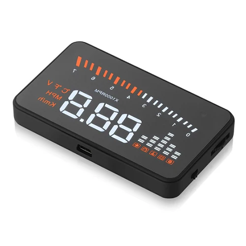 X5 автомобильный HUD Дисплей с головками OBD2 OBDII система предупреждения о превышении