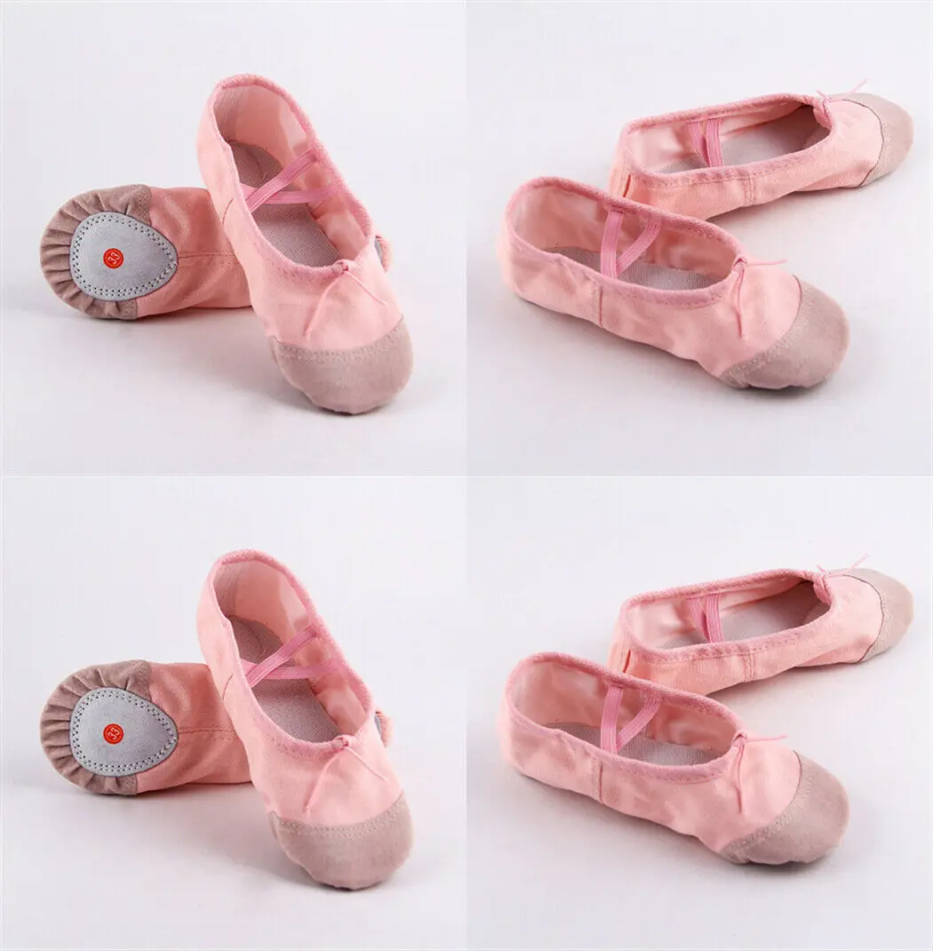 Pudcoco новинка детские розовые балетные туфли профессиональные атласные пуанты |