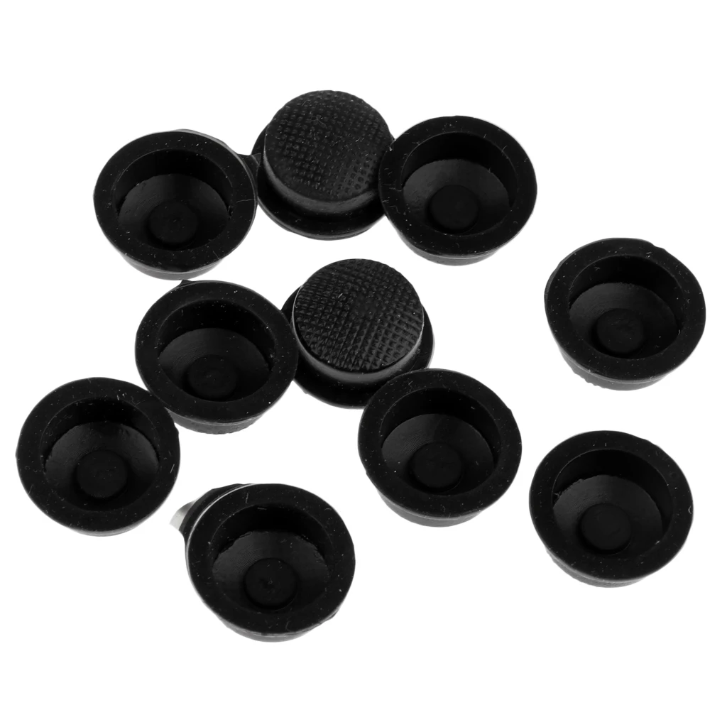 MagiDeal 10pcs LED Flashlight Torch Light Tail Switch Button Cover Cap Rubber Anti Slide Skid Slip | Спорт и развлечения