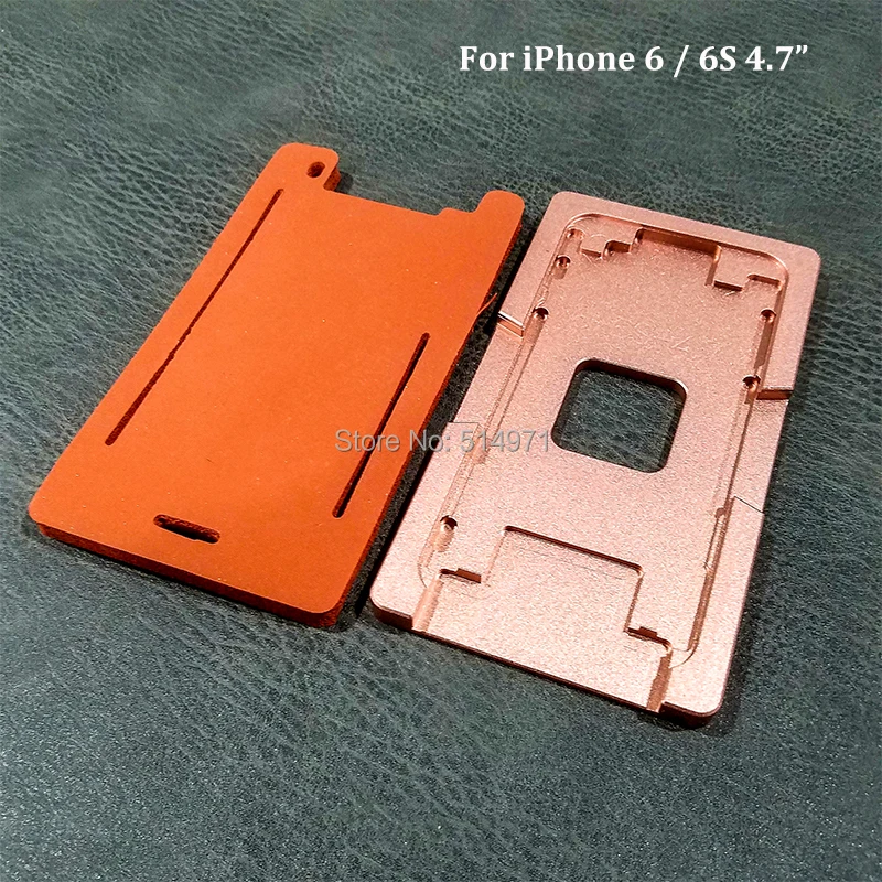 Внешний экран Стеклянная линза OCA Выравнивающая форма для iphone X 5 6 6s 7 7s 8 8Plus УФ