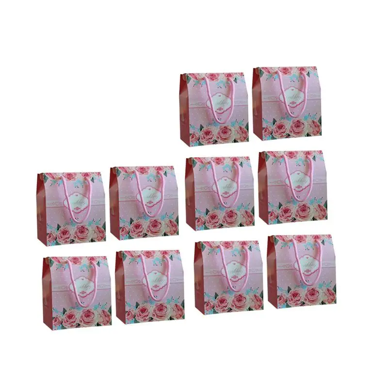 10 Pcs Handheld Vertical Wedding Candy Creative Box Bag for Bridal Shower Party Birthday Gifts |