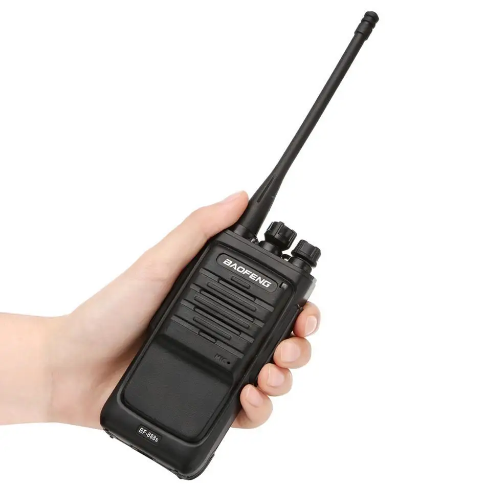 Новый BF 888S 400 470 MHz Walkie Talkie двухсторонний FCC CE RoHS радио наушник да 1500 мАч