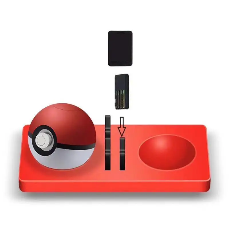 6 в 1 сумка + Чехлы с кристаллами игровой карты Pad для NS Poke Ball Plus|Запасные части| |
