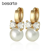 6pair lot wholesale pearls earring gold color stud earrings for women bijoux perle aros perla brincos perola earings e0310