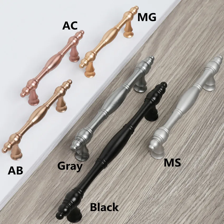 2 шт. современный простой серый черный золотой кухонный шкаф с ручкой 5 &quotРетро