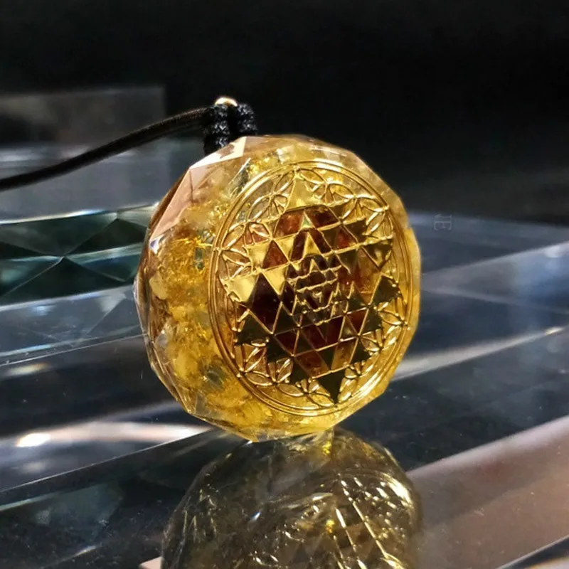AURAREIKI Orgonite кристалл энергия кулон ожерелье Исцеление помощь любовь счастье для