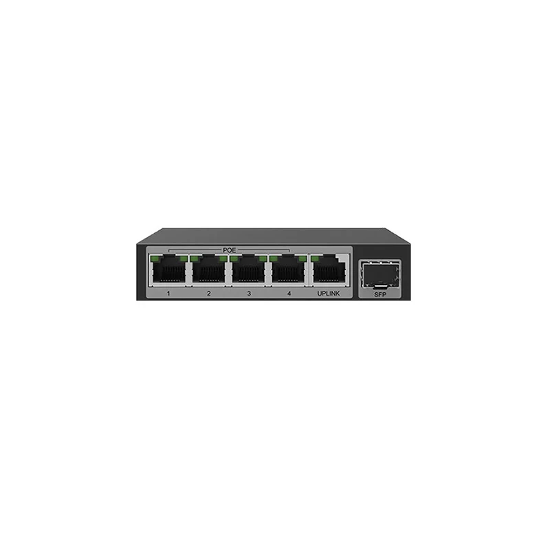 UTT S1042GP 4 порта неуправляемый Гигабитный PoE коммутатор портов 60 Вт 802.3af/at плюс 1 GE и
