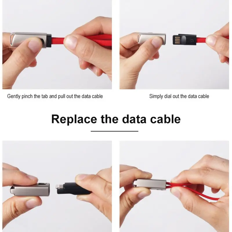 USB кабели LEORY для Type C/Micro 14 см многофункциональная цепочка ключей портативная