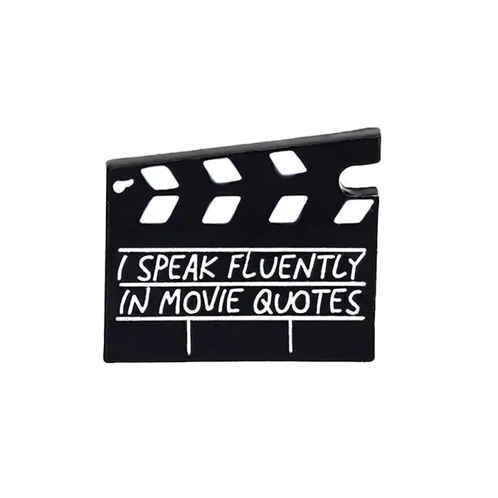 Clapperboard булавки пленка Хлопушка сцена фильма доска броши значки подарок для кино