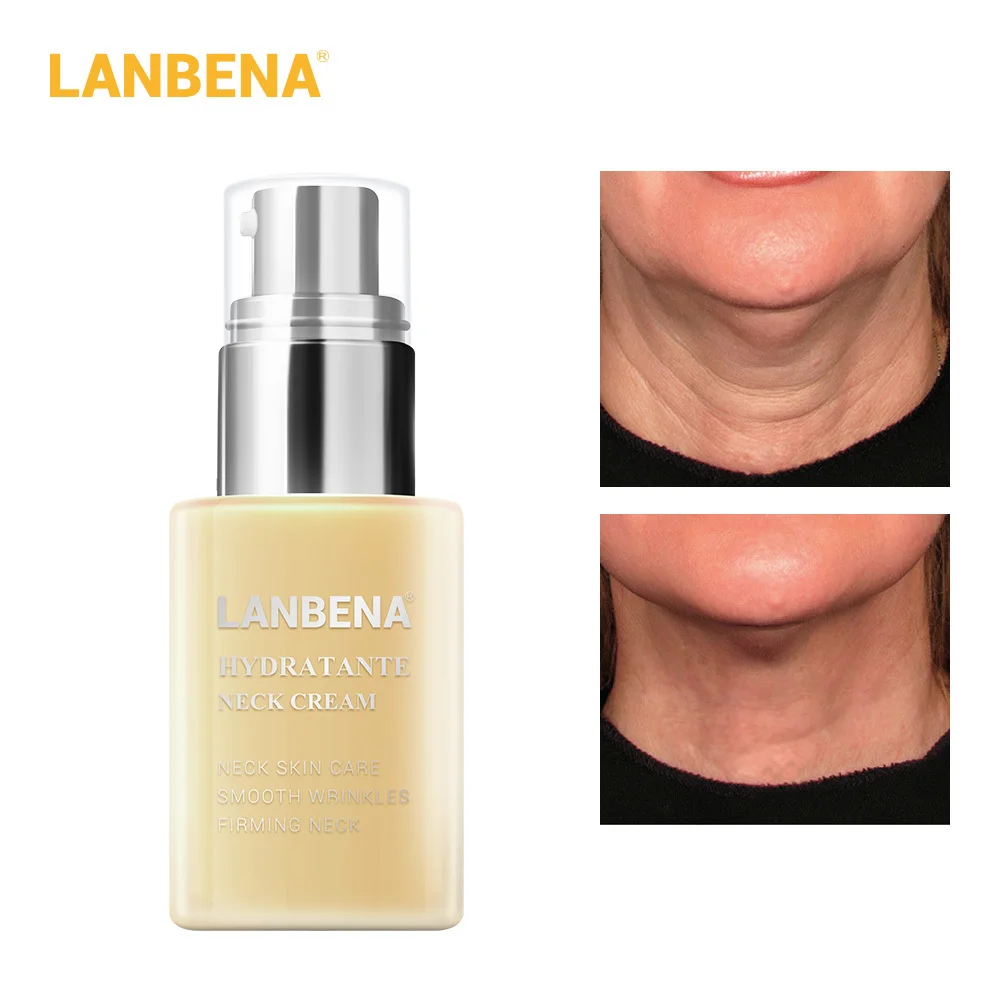 Увлажняющий Осветляющий крем LANBENA для шеи против морщин уменьшает тонкие линии